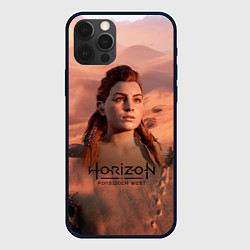 Чехол для iPhone 12 Pro Max Aloy Horizon Forbidden Zero Dawn, цвет: 3D-черный