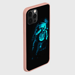 Чехол для iPhone 12 Pro Max Неоновый астронавт Neon Astronaut, цвет: 3D-светло-розовый — фото 2