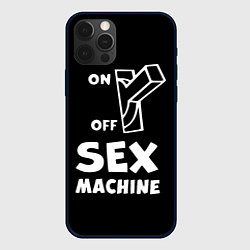 Чехол для iPhone 12 Pro Max SEX MACHINE Секс Машина, цвет: 3D-черный