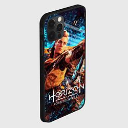 Чехол для iPhone 12 Pro Max Horizon Forbidden West - Элой арт, цвет: 3D-черный — фото 2