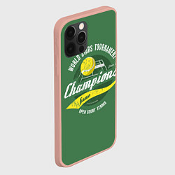 Чехол для iPhone 12 Pro Max Большой Теннис Tennis, цвет: 3D-светло-розовый — фото 2