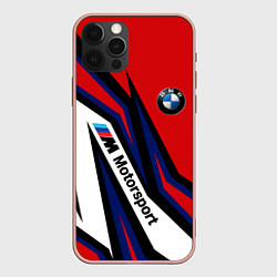 Чехол iPhone 12 Pro Max БМВ МОТОСПОРТ BMW MOTOSPORT