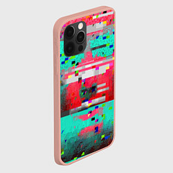 Чехол для iPhone 12 Pro Max Fashion glitch 2088, цвет: 3D-светло-розовый — фото 2