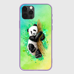 Чехол iPhone 12 Pro Max ПАНДА PANDA ЦВЕТНЫЕ КРАСКИ