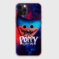 Чехол для iPhone 12 Pro Max ХАГИ ВАГИ В КОСМОСЕ POPPY PLAYTIME SPACE, цвет: 3D-светло-розовый