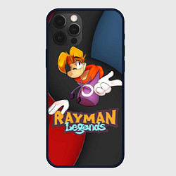 Чехол iPhone 12 Pro Max Rayman на абстрактном фоне