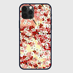 Чехол для iPhone 12 Pro Max Цветущая весна, цвет: 3D-черный