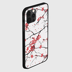 Чехол для iPhone 12 Pro Max Осенние деревья, цвет: 3D-черный — фото 2