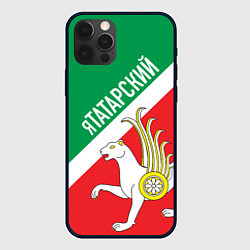 Чехол для iPhone 12 Pro Max Я татарский Татарстан, цвет: 3D-черный