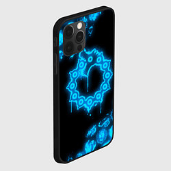 Чехол для iPhone 12 Pro Max МЕЛИОДАС НЕОНОВЫЙ 7 СМЕРТНЫХ ГРЕХОВ, цвет: 3D-черный — фото 2