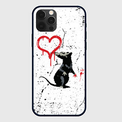 Чехол iPhone 12 Pro Max BANKSY БЭНКСИ крыса