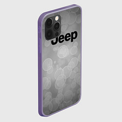 Чехол для iPhone 12 Pro Max JEEP abstraction, цвет: 3D-серый — фото 2