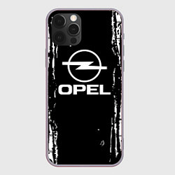Чехол для iPhone 12 Pro Max Opel соты, цвет: 3D-серый