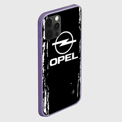 Чехол для iPhone 12 Pro Max Opel соты, цвет: 3D-серый — фото 2