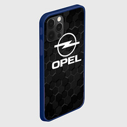 Чехол для iPhone 12 Pro Max OPEL 3D, цвет: 3D-тёмно-синий — фото 2
