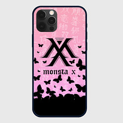 Чехол для iPhone 12 Pro Max MONSTA X БАБОЧКИ, цвет: 3D-черный