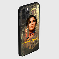 Чехол для iPhone 12 Pro Max Panam cyberpunk 2077, цвет: 3D-черный — фото 2