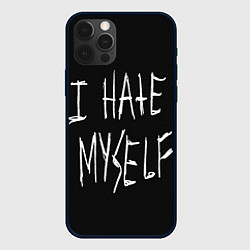 Чехол для iPhone 12 Pro Max True Ghoul Rough Inscription, цвет: 3D-черный