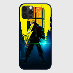 Чехол для iPhone 12 Pro Max Anime Cyberpunk, цвет: 3D-черный