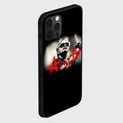 Чехол для iPhone 12 Pro Max АЛИСА К Кинчев, цвет: 3D-черный — фото 2