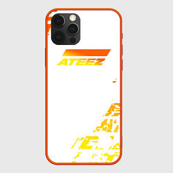 Чехол для iPhone 12 Pro Max Ateez, цвет: 3D-красный