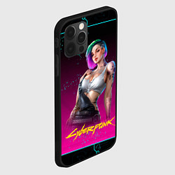 Чехол для iPhone 12 Pro Max Judy Cyberpunk2077, цвет: 3D-черный — фото 2