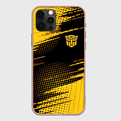 Чехол для iPhone 12 Pro Max Bumblebee Бамблби, цвет: 3D-светло-розовый