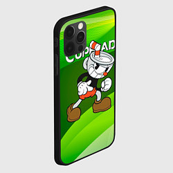 Чехол для iPhone 12 Pro Max Хитрая чашечка cuphead, цвет: 3D-черный — фото 2