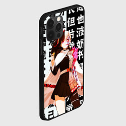 Чехол для iPhone 12 Pro Max Канао Демон Клинок рассекающий демонов, цвет: 3D-черный — фото 2