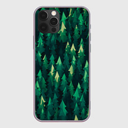 Чехол iPhone 12 Pro Max Еловый лес spruce forest