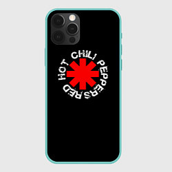 Чехол iPhone 12 Pro Max Red Hot Chili Peppers Rough Logo