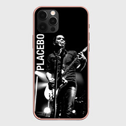 Чехол для iPhone 12 Pro Max Placebo Пласибо рок-группа, цвет: 3D-светло-розовый