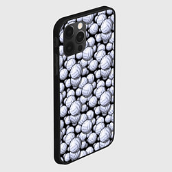 Чехол для iPhone 12 Pro Max Волейбольные Мячи Volleyballs, цвет: 3D-черный — фото 2