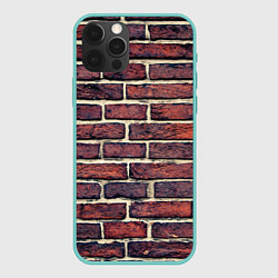 Чехол для iPhone 12 Pro Max Brick Wall, цвет: 3D-мятный