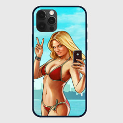 Чехол iPhone 12 Pro Max GTA Beach girl