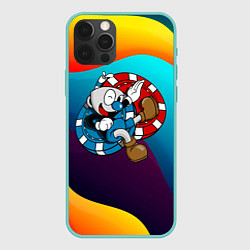 Чехол для iPhone 12 Pro Max Cuphead Чашечки, цвет: 3D-мятный