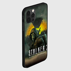 Чехол для iPhone 12 Pro Max S T A L K E R 2 Heart of Chernobyl Сталкер 2 Сердц, цвет: 3D-черный — фото 2