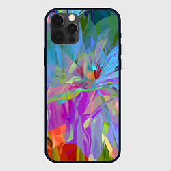 Чехол для iPhone 12 Pro Max Abstract color pattern Summer 2022, цвет: 3D-черный