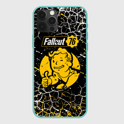 Чехол для iPhone 12 Pro Max Fallout 76 bethesda, цвет: 3D-мятный