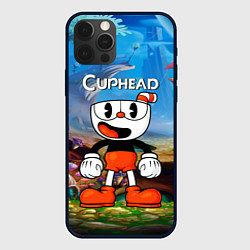 Чехол для iPhone 12 Pro Max Cuphead Красная чашечка, цвет: 3D-черный