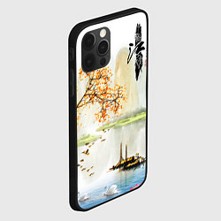 Чехол для iPhone 12 Pro Max China Landscape, цвет: 3D-черный — фото 2