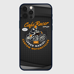 Чехол для iPhone 12 Pro Max Moto Sport, цвет: 3D-черный