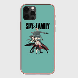 Чехол для iPhone 12 Pro Max Spy x Family, цвет: 3D-светло-розовый