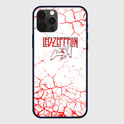 Чехол iPhone 12 Pro Max Led zeppelin Трещины