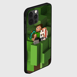 Чехол для iPhone 12 Pro Max Minecraft Heroes Video game, цвет: 3D-черный — фото 2