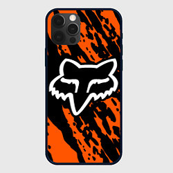 Чехол для iPhone 12 Pro Max FOX MOTOCROSS ORANGE, цвет: 3D-черный