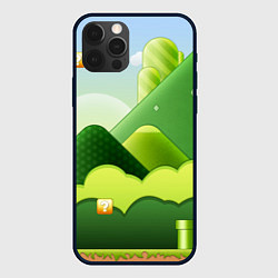 Чехол для iPhone 12 Pro Max Вселенная марио, цвет: 3D-черный