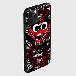 Чехол для iPhone 12 Pro Max КРОВАВЫЙ ХАГГИ ВАГГИ - BLOODY HUGGY WUGGY, цвет: 3D-черный — фото 2