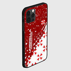 Чехол для iPhone 12 Pro Max Resident Evil Umbrella Corporation паттерн, цвет: 3D-черный — фото 2