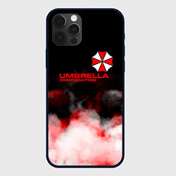 Чехол для iPhone 12 Pro Max Umbrella Corporation туман, цвет: 3D-черный